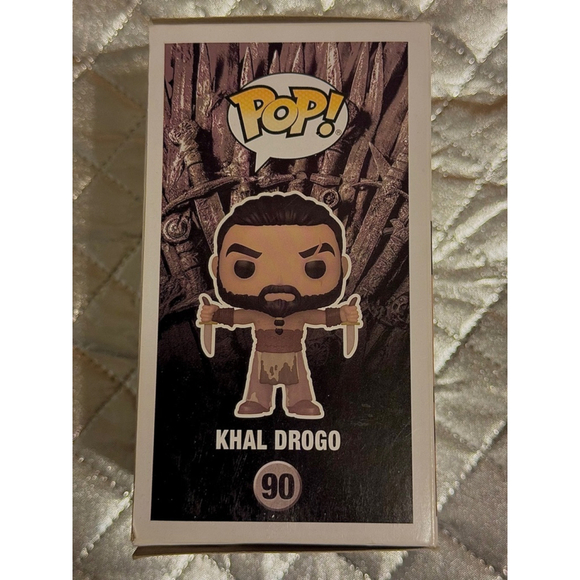 POP! Game of Thrones #90 Character Khal Drogo Reselling for approx $38 - Picture 2 of 2